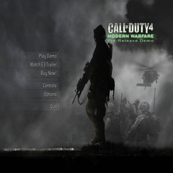 Call of Duty4のイメージバナー